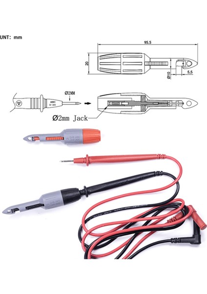 TP81 Yalıtım Delme Klips Seti, Muz Fiş Bağlantıları, 2mm (Yurt Dışından) indirimleri