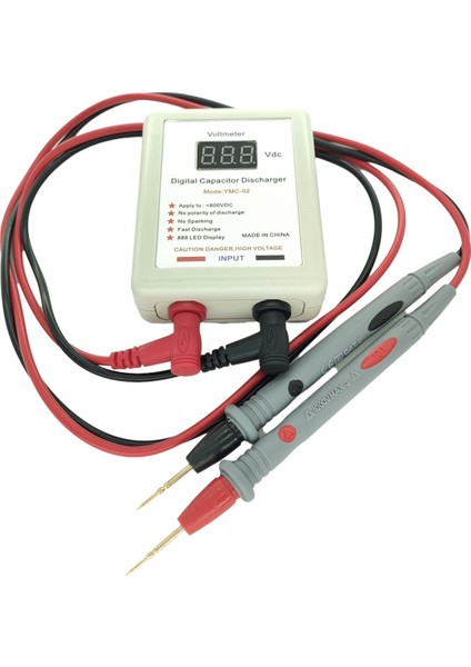 800V Dijital Kapasitör Hızlı Deşarj Cihazı Yüksek Voltaj Deşarj Aracı (Yurt Dışından) fiyatları