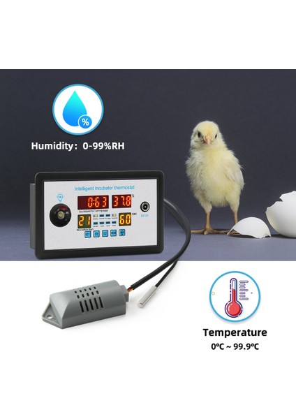 ZFX-W9002 Akıllı Termostat Dijital Sıcaklık Nem Kontrolü (Yurt Dışından) fiyatları