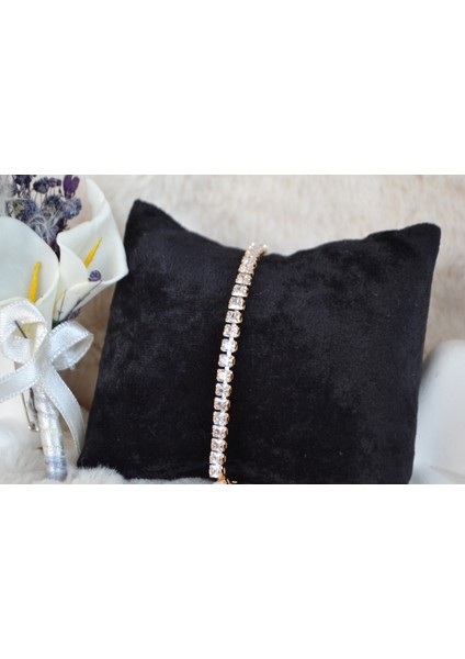 Su Yolu Gold ve Silver Çelik Bileklik