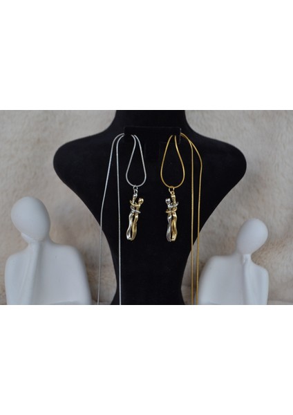 Aşk Temalı Çelik Kolye modelleri