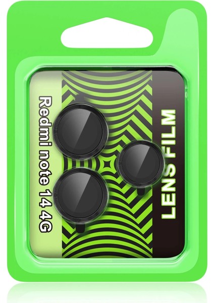 Redmi Note 14 4g Raze Metal Kamera Lens - Siyah