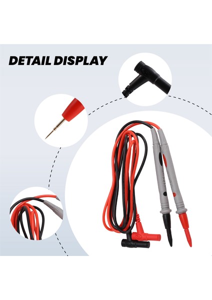Test Probu Kalem Multimetre Kalem Silikon Test Uçları 20A 1000V (Yurt Dışından) indirimleri