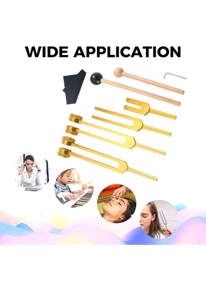 4 Parça Diyapazon Seti, Müzik Çakrası Için Diyapazon, Ses Terapisi (Yurt Dışından) indirimleri