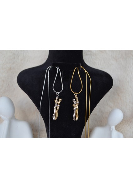 Aşk Temalı Çelik Kolye indirimleri