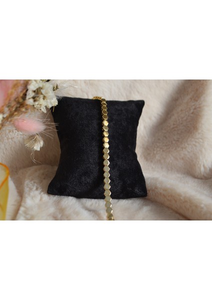 Altıgen Gold Kadın Çelik Bileklik fırsatları