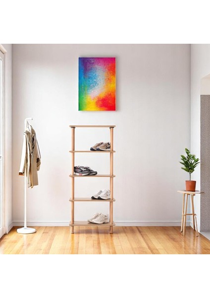 Pia 5 Raflı Kitaplık Çok Amaçlı Dolap fiyatları