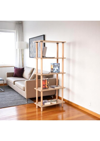 Pia 5 Raflı Kitaplık Çok Amaçlı Dolap modelleri
