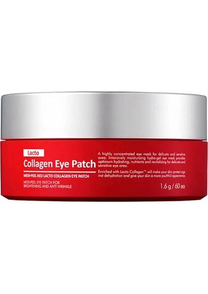 Medıpeel Red Lacto Collagen Eye Patch 60 Adet Laktobasil Içeren Kollajen Göz Bandı