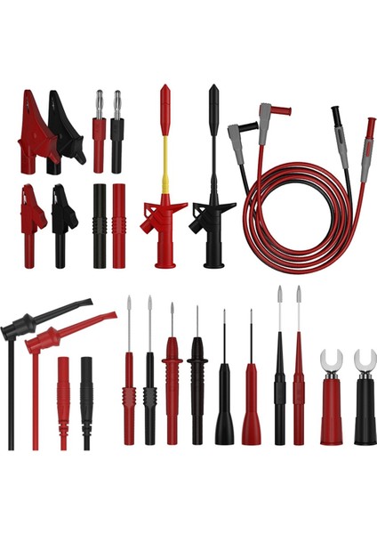 Dijital Elektrik Test Probları Seti ile Multimetre Test Uçları Kiti (Yurt Dışından)