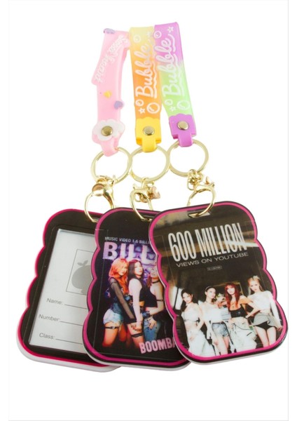 Dikdörtgen Kartlık Silikon Anahtarlık