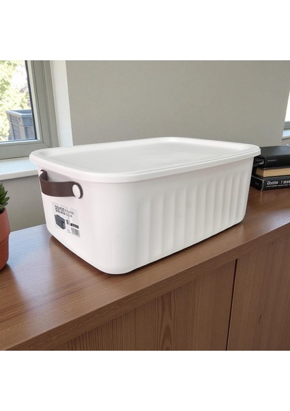 Boxsis Mix 10 ,15 ve 20 Lt Çok Amaçlı Düzenleyici Kapaklı Kutu – Dekoratif Saklama Kutusu Organizer