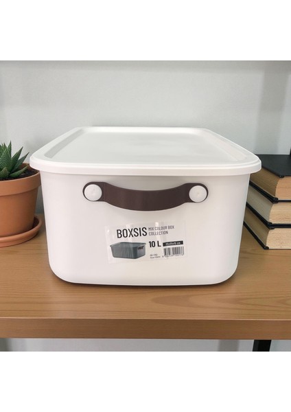 Boxsis Mix 10 ,15 ve 20 Lt Çok Amaçlı Düzenleyici Kapaklı Kutu – Dekoratif Saklama Kutusu Organizer fiyatları