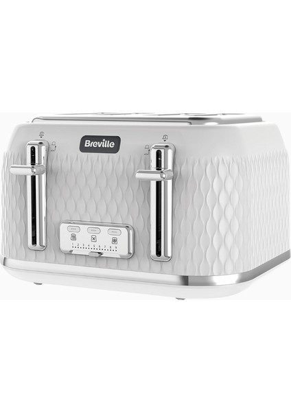 Curve 4 Dilim Geniş Yuvalı Tost Makinesi