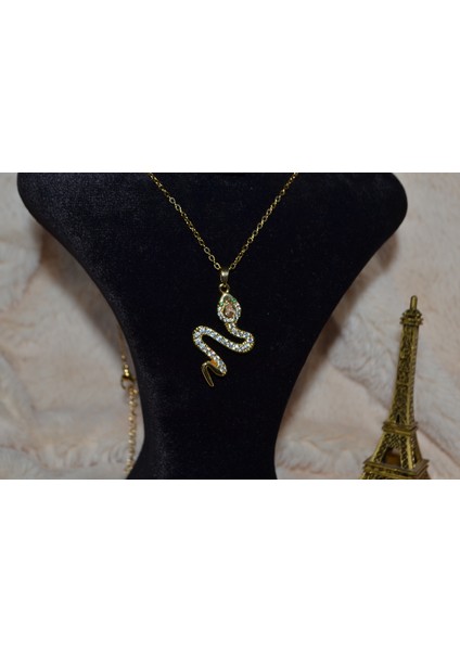 Premium Yılan Figürlü Çelik Kolye modelleri