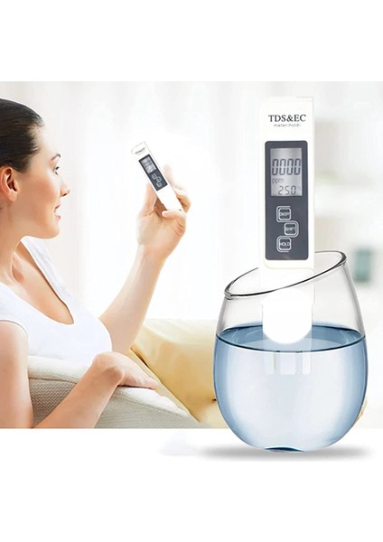 Dijital Ph Ölçer, Tds ve Ec Kalemi Su Için, Moisture Light Ph ile (Yurt Dışından) modelleri