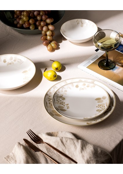 Andela 6 Kişilik 24 Parça Yemek Takımı - Bej fiyatları
