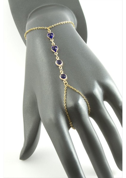 Yuvarlak Taşlı Çelik Şahmeran