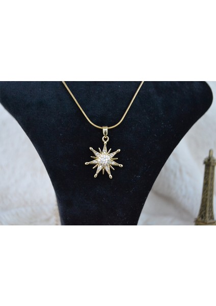 Yıldız Formlu Çelik Kadın Kolye fırsatları