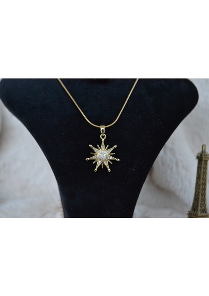 Yıldız Formlu Çelik Kadın Kolye indirimleri