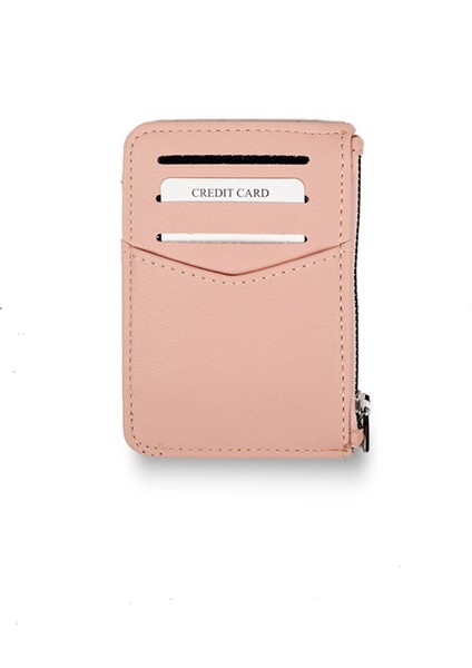 Pudra Renk Fermuarlı Kartlık Kadın Cüzdan fırsatları