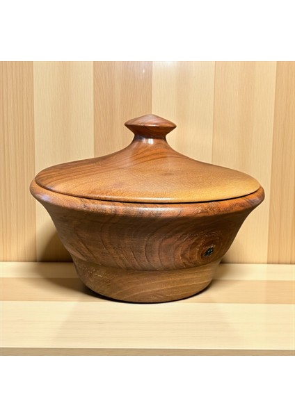 🌰✨ El Yapımı Ceviz Ağacından Ahşap Şekerlik fırsatları