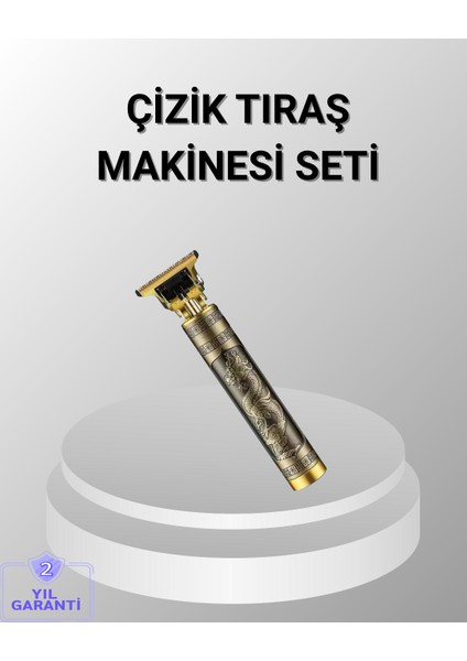 Şarjlı T Bıçaklı Saç ve Sakal Tıraş Makinesi – 3 Başlıklı Güçlü Moto - M137R489-K50