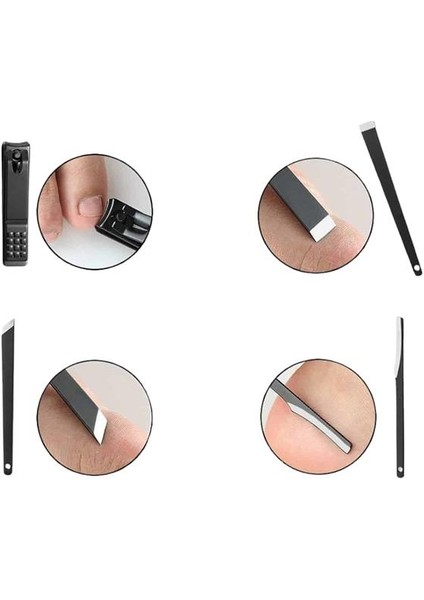 17 Parça Manikür Seti Taşınabilir Özel Çantalı El ve Ayak Bakımı Tırnak Ba - MCT4898-7313 modelleri