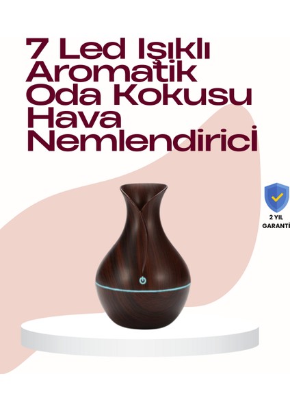 130ML Su Depolu USB Güçlü Kompakt Masaüstü Nemlendirici Difüzör - MCT7839-9001