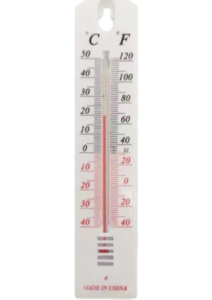 Plastik Iç ve Dış Mekan Termometresi