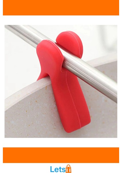 Gıda Sınıfı Silikon Kaymaz Tava Kaşık Tutacağı 3'lü Paket indirimleri