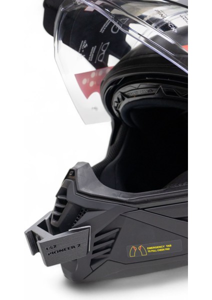 Tridium Works 3D Ls 2 Pioneer 2 Kask Için Aksiyon Kamerası Kask Çene Bağlantı Aparatı Chin Mount modelleri