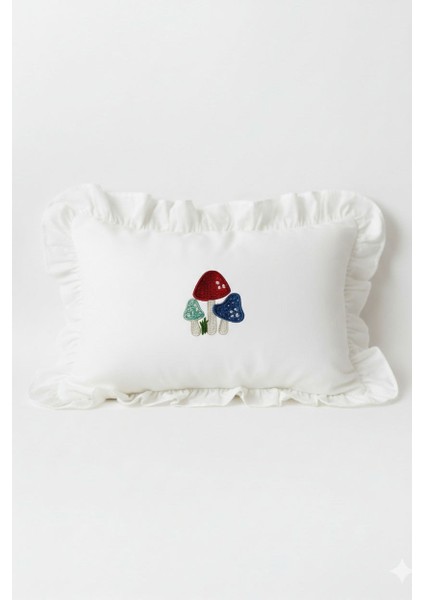 Mantar Nakış Isme Özel 6'lı Müslin Bebek Set %100 Pamuk Tulum Battaniye Şapka Puset Örtü Yastk Eldvn indirimleri