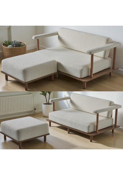 Pia Ikili Koltuk + Puf