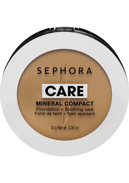 Mineral Compact - Yatıştırıcı Etkili Fondöten 38 Caramel Mat (10 G)