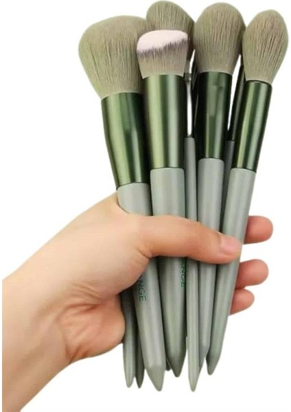 Dayanıklı Makyaj Fırçası Seti 13 Parça Yumuşak Kıllı Fırçalar Allık Fond - M907K557-R96