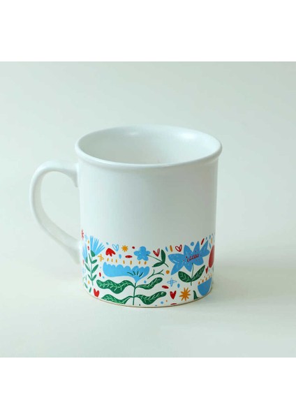 Çiçek Desenli Renkli Seramik Kupa fiyatları