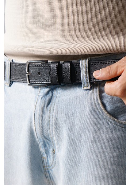 Erkek 4.5 cm Spor Siyah Kemer indirimleri