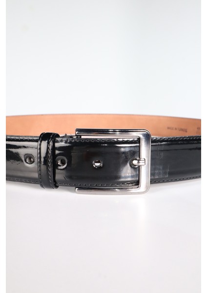 Erkek 4 cm Siyah Rugan Kemer indirimleri