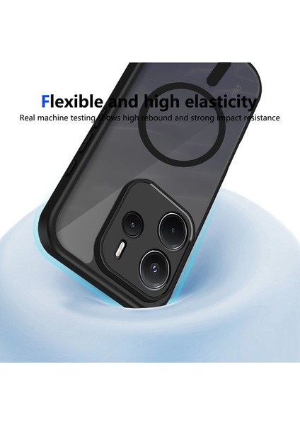 Xiaomi Redmi Note 14 4g Kılıf, Manyetik Yarı Saydam Mat Darbeye Dayanıklı ve Parmak Izi Önleyici Koruyucu Kılıf-Siyah (Yurt Dışından) indirimleri