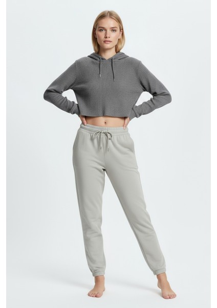 Jogger Paça Eşofman Altı Gri 3013 fiyatları