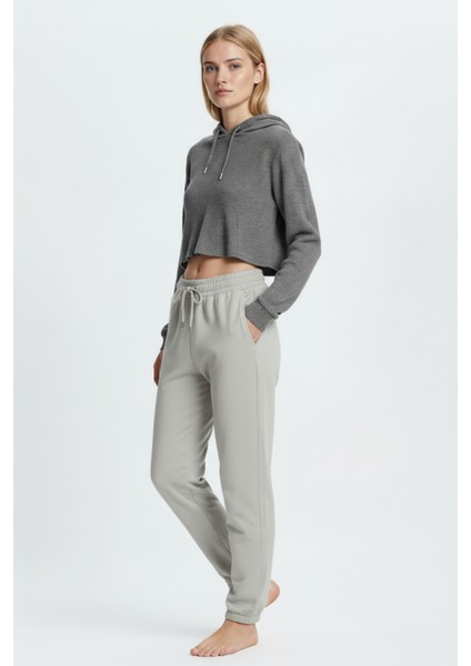 Jogger Paça Eşofman Altı Gri 3013 fırsatları