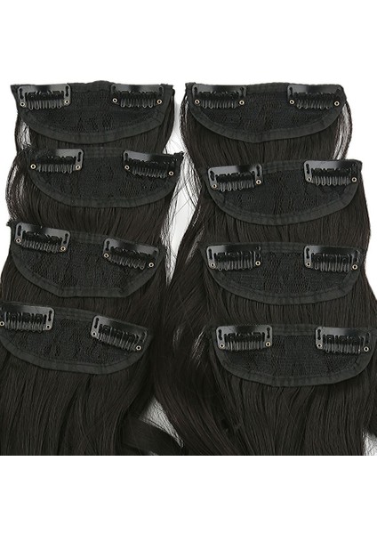 Fiber Sentetik Dalgalı 8 Parça Çıt Çıt / Kahverengi fiyatları