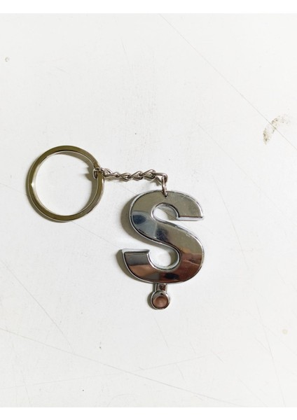 Ş Harfi Plastik Krom Kaplama Anahtarlık- Harf Çanta Süsü modelleri