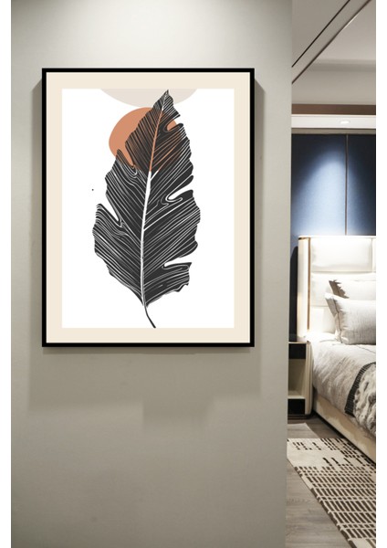 Yaprakların Hikayesi Çerçevesiz Dekoratif 3'lü Set Mdf Tablo modelleri