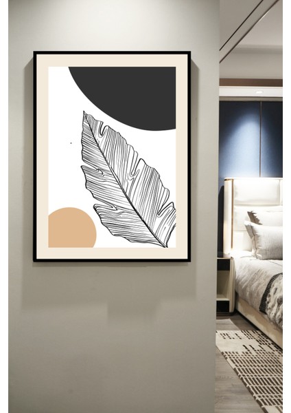 Yaprakların Hikayesi Çerçevesiz Dekoratif 3'lü Set Mdf Tablo fırsatları