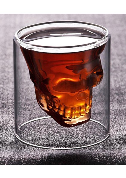 75 ml Kuru Kafa Cam Bardak -Likör Shot - Içecek Bardağı -Crystal Head modelleri