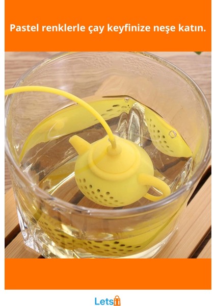 Çaydanlık Tasarımlı 100% Gıda Sınıfı Silikon Çay Demleme Süzgeci fiyatları