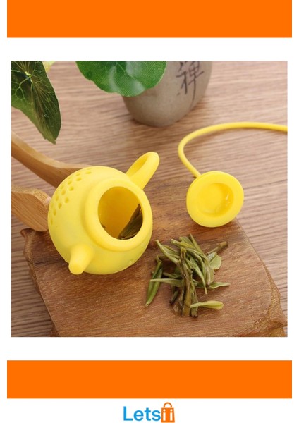 Çaydanlık Tasarımlı 100% Gıda Sınıfı Silikon Çay Demleme Süzgeci modelleri