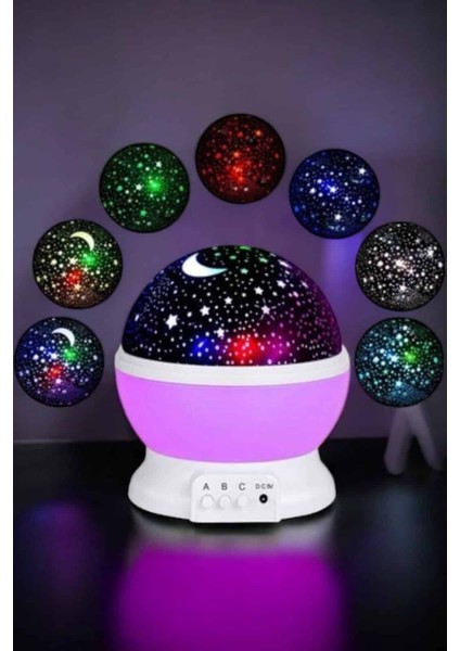 Çocuklara Özel Yıldızlı Gece Lambası - M800R157-K78800 modelleri